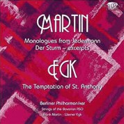 Martin, Egk: 6 Monologues from Jedermann, The Temptation of St Anthony - CD