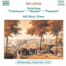 İdil Biret: BRAHMS: Variations Opp. 9, 24 & 35 - CD Foto #1