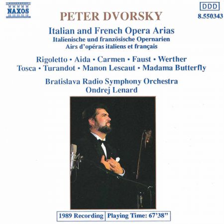 Peter Dvorsky Operatic Recital - CD