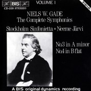 Stockholm Sinfonietta, Neeme Järvi: Gade: Complete Symphonies, Vol.1 - CD
