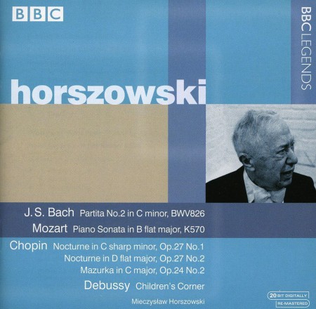 Mieczyslaw Horszowski: Bach, Mozart, Chopin, Debussy - CD