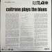 Coltrane Plays The Blues - Plak