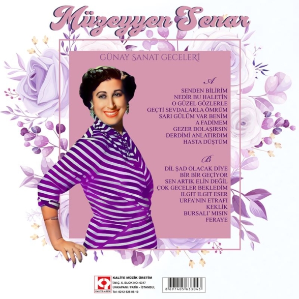 Müzeyyen Senar: Günay Sanat Geceleri (Renkli Plak) - Plak Foto #2