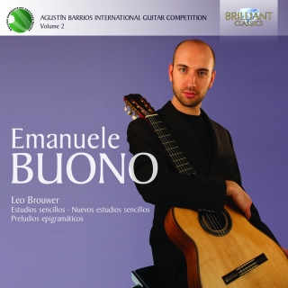 Emanuele Buono: Brouwer: Estudios Sencillos, Preludios Epigramáticos - CD