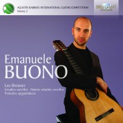 Emanuele Buono: Brouwer: Estudios Sencillos, Preludios Epigramáticos - CD