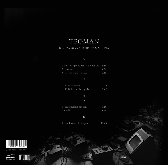 Teoman: Ben Zargana Deus Ex Machina - Plak Foto #2