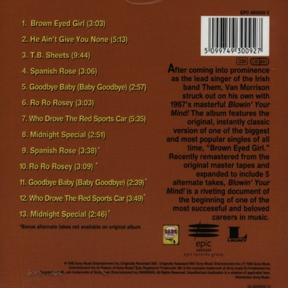 Van Morrison: Blowin' Your Mind - CD Foto #2