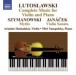 Lutoslawski, W.: Violin Music (Complete) / Szymanowski, K.: Myths / Janacek, L: Violin Sonata - CD