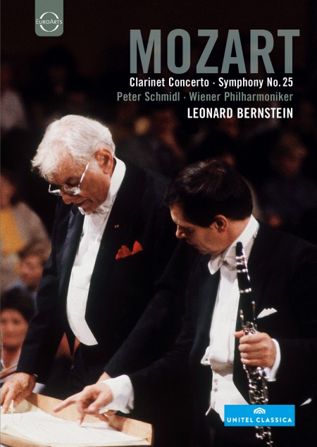 Peter Schmidl, Vienna Philharmonic Orchestra, Leonard Bernstein: Mozart: Clarinet Concerto, Symphony No.25 - DVD
