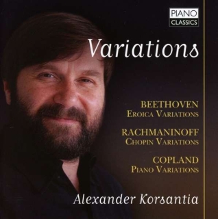 Alexander Korsantia: Variations: Beethoven, Copland, Rachmaninoff - CD