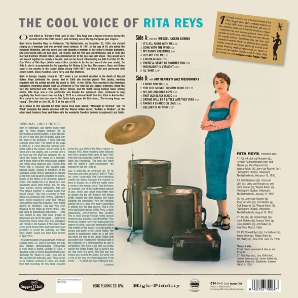 Rita Reys: The Cool Voice Of Rita Reys (Limited Edition) - Plak Foto #2
