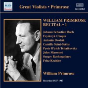 William Primrose: Primrose: Recital, Vol. 1 - CD
