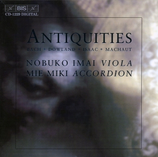 Nobuko Imai, Mie Miki: Antiquities - Music for viola and accordion - CD