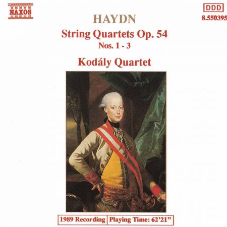 Haydn: String Quartets Op. 54, Nos. 1- 3 - CD