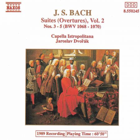 Bach, J.S.: Orchestral Suites Nos. 3-5, Bwv 1068-1070 - CD