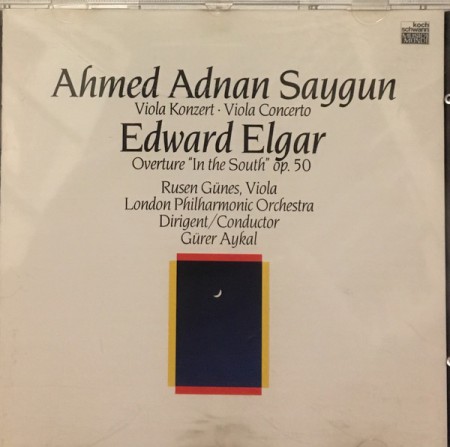 Ruşen Güneş, Gürer Aykal, London Philharmonic Orchestra: Saygun, Elgar: Viola Concerto / Overture “In The South” - CD