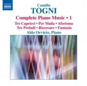 Aldo Orvieto: Togni: Complete Piano Music, Vol. 1 - CD