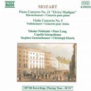 Stephen Gunzenhauser: Mozart: Piano Concerto No. 21 / Violin Concerto No. 5 - CD