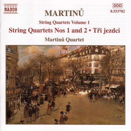Martinu: String Quartets Nos. 1 and 2 / Three Horsemen - CD