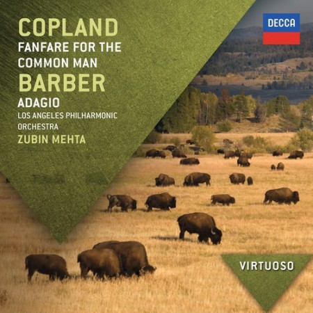 Baltimore Symphony Orchestra, Los Angeles Philharmonic, Zubin Mehta, David Zinman: Copland/ Barber: Fanfare For The Common Man/ Adagio - CD