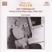 Paul Posnak: Waller: 16 Great Piano Solos, 1929-1941, Transcribed by Paul Posnak - CD