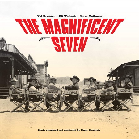 Elmer Bernstein: OST - The Magnificent Seven Soundtrack - Limited Edition In Solid Yellow Colored Vinyl. - Plak