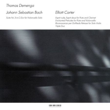 Thomas Demenga: Johann Sebastian Bach / Elliott Carter - CD
