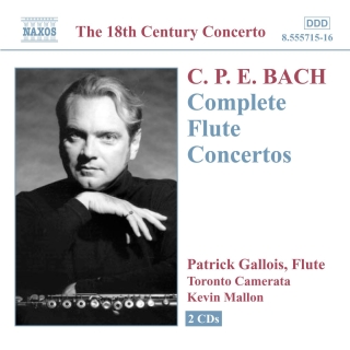 Patrick Gallois: Bach, C.P.E.: Flute Concertos (Complete) - CD