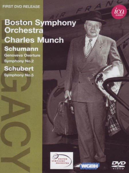 Boston Symphony Orchestra, Charles Munch: Schumann/ Schubert: Genoveva Overture, Sym. No.2/ Symphony No. 5 - DVD