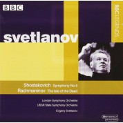 Yevgeni Svetlanov, USSR State Symphony Orchestra: Shostakovich,  Rachmaninov: Symphony No. 5, The Isle of the Dead - CD