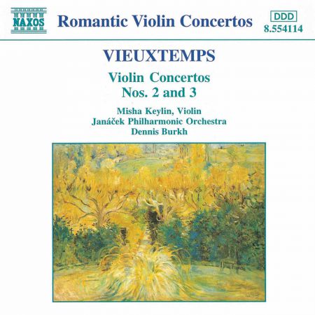 Misha Keylin: Vieuxtemps: Violin Concertos Nos. 2 and 3 - CD