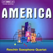 Rascher Saxophone Quartet: America - Music for Saxophone Quartet - CD