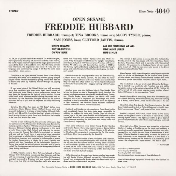 Freddie Hubbard: Open Sesame - Plak Foto #2