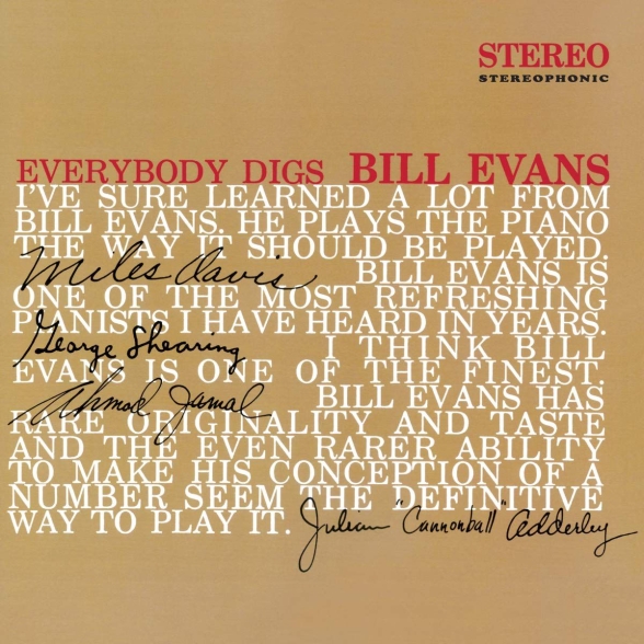 Bill Evans - Everybody Digs Bill Evans - In Solid Red