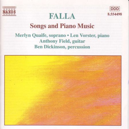 Falla: Songs and Piano Music - CD