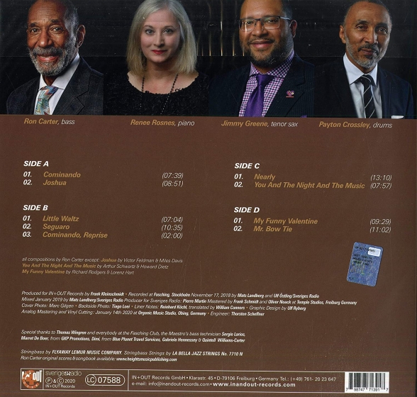 Ron Carter: Foursight - Stockholm - Plak Foto #2