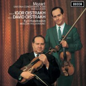 David Oistrakh, Igor Oistrakh, Philharmonisches Orchester Moskau, Kirill Kondrashin: Mozart: Sinfonia concertante - Plak