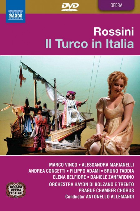 Marco Vinco, Alessandra Marianelli, Andrea Concetti, Filippo Adami, Haydn Orchestra Bolzano, Trento, Antonello Allemandi: Rossini: Il Turco in Italia - DVD