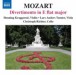 Mozart: Divertimento in E-Flat Major - CD