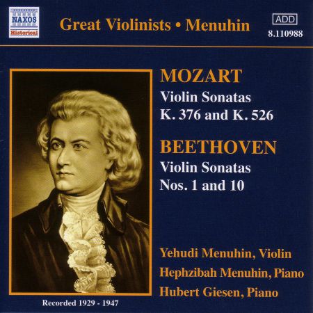Mozart / Beethoven: Violin Sonatas (Menuhin) (1929-1947) - CD