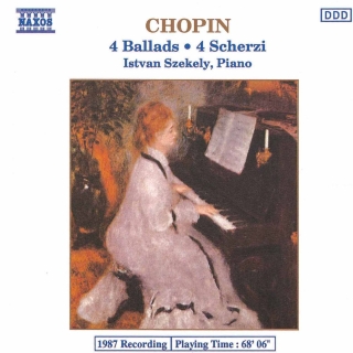 Istvan Szekely: Chopin: 4 Ballads / 4 Scherzi - CD