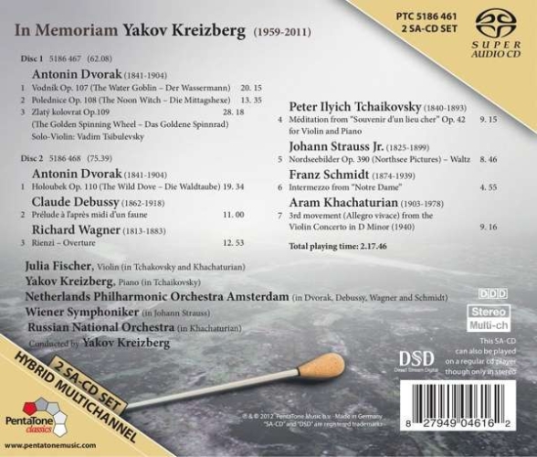 Yakov Kreizberg: In Memoriam Yakov Kreizberg 1959 - 2011 - SACD Foto #2