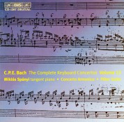 Miklós Spányi, Concerto Armonico, Péter Szűts: C.P.E. Bach: Keyboard Concertos, Vol. 13 - CD
