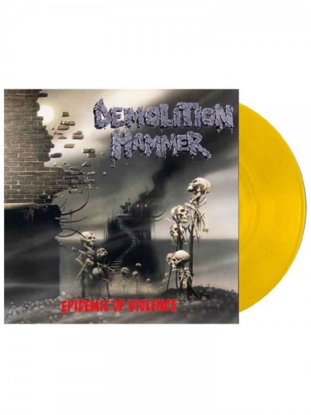 Demolition Hammer: Epidemic Of Violence (Re-issue 2023 - Limited Edition - Transparent Sun Yellow Vinyl) - Plak