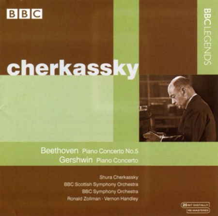 Shura Cherkassky: Beethoven, Gershwin: Piano Concerto No 5, Piano Concerto - CD