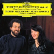 Martha Argerich, Giuseppe  Sinopoli: Beethoven: Piano Concertos No. 1 & 2 - Plak