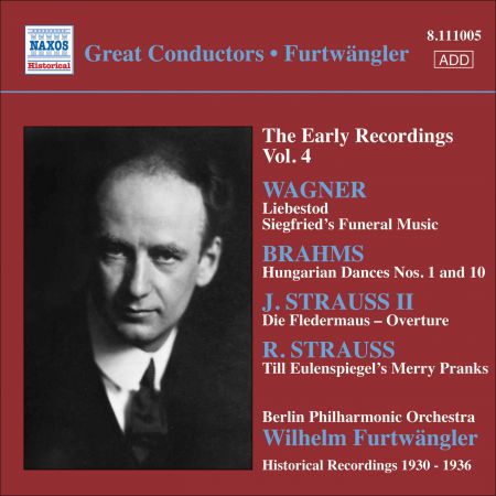 Wilhelm Furtwängler: Wagner / Brahms / J. Strauss II / R. Strauss - CD