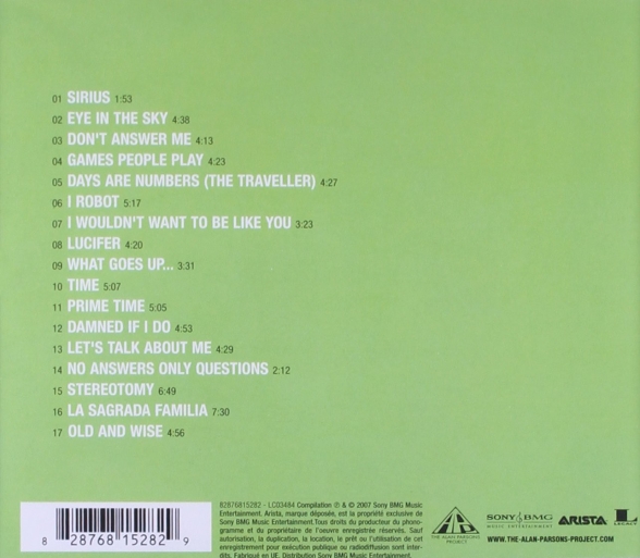 The Alan Parsons Project: The Best Of Alan Parsons Project - CD Foto #2