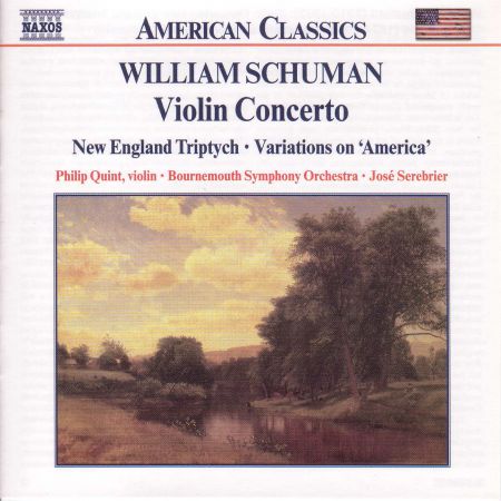 José Serebrier: Schuman, W.: Violin Concerto / New England Triptych - CD