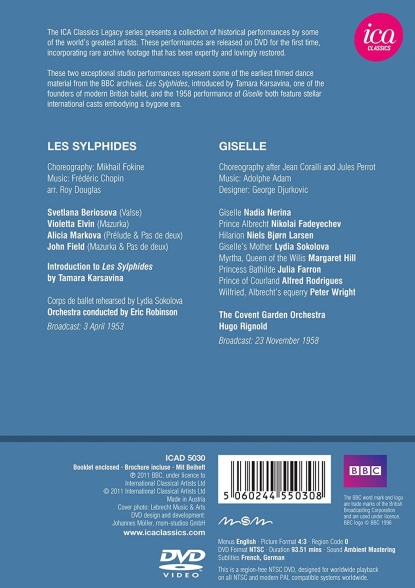 Chopin/ Adam: Les Sylphides/ Giselle - DVD Foto #2